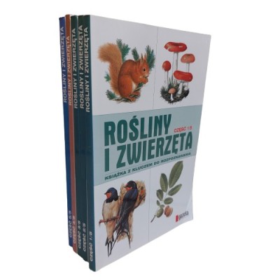 Rośliny i zwierzęta książka z kluczem do rozpoznawania T 1-5