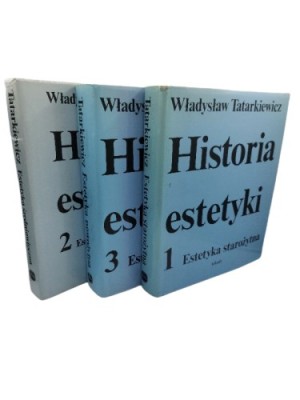 Historia estetyki 3 tomy